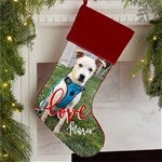 17451 - Holiday Photo Memories Personalized Christmas Stocking