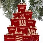 28323 - Christmas Presents Personalized Wood Ornament