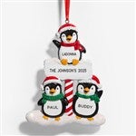 53856 - Penguin Family Personalized Ornament