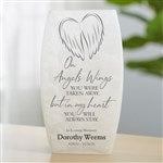 36865 - Our Angels Wings Personalized Frosted Tabletop Light  