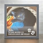 21192 - Pet Photo Memorial Personalized LED Shadow Box