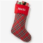 54528 - Yuletide Classic Personalized Tartan Plaid Stocking 