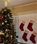 54710 - Cozy Quilt Christmas Embroidered Stocking