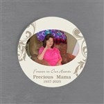 48825 - In Loving Memory Personalized Metal Round Magnet