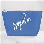 33373 - Trendy Script Personalized Makeup Bag