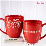 21934 - Hot Cocoa Personalized Vintage 16 oz. Bistro Mug