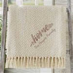 23478 - Cozy Home Embroidered Afghan