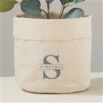 41717 - Lavish Last Name Personalized Canvas Flower Planter