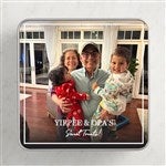 39696 - Photo & Text Personalized Photo Metal Treat Tin
