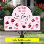 25888 - Love Bugs Personalized Magnetic Garden Sign