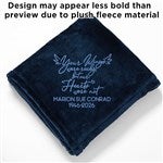 37454 - Your Wings Were Ready... Personalized Fleece Blanket