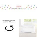 33887 - I Cerealsly Love You Personalized Kids Enamel Bowl with Lid