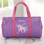 24025 - Unicorn Embroidered Duffel Bag by Stephen Joseph