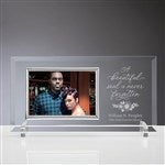 44791 - Beautiful Soul Engraved Glass Memorial Picture Frame 