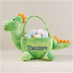 45327 - Dinosaur Embroidered Plush Easter Treat Bag