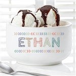 20148 - Stencil Name Personalized 14 oz. Snack Bowl