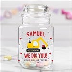 38921 - I Dig You Personalized Candy Jar