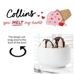 57224 - You Melt My Heart Personalized 14 oz. Bowl