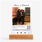 55726 - Personalized Acrylic Photo Plaque with Audio QR Code 