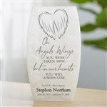 36865 - Our Angels Wings Personalized Frosted Tabletop Light  