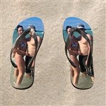 46703 - Picture It Personalized Adult Flip Flops