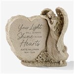 53648 - Light Up Memorial Angel Solar LED Garden Stone