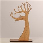 47912 - Wooden Tree Personalized Jewelry Holder 