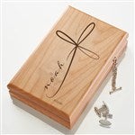 34411 - Holy Name Personalized First Communion Valet Box