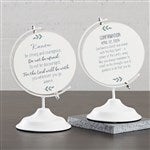 35814 - Go Be Great Personalized Communion Wooden Decorative Globe