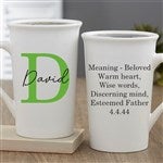 48074 - Simple Signature Personalized Coffee Mug