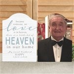 23584 - Heaven In Our Home Personalized Memorial Photo Plaque
