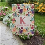 40082 - Blooming Blossoms Personalized Garden Flag