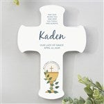 45570 - First Communion Icons Personalized Cross