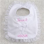 2483 - Personalized Christening Baby Bibs