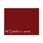 25883 - Modern Monogram Personalized Note Cards