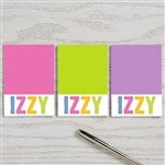15018 - All Mine! Personalized Mini Notepad Set of 3