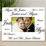 7035 - Mr. and Mrs. Collection Personalized Wedding Frame