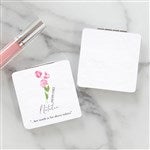 40659 - Birth Month Flower Personalized Compact Mirror