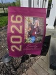 46780 - Collegiate Year Personalized Photo Graduation Garden Flag