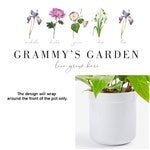 33692 - Birth Month Flower Personalized Outdoor Flower Pot