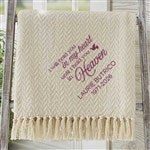 37460 - I Will Hold You In My Heart Embroidered Afghan