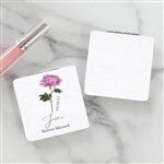 40659 - Birth Month Flower Personalized Compact Mirror