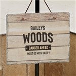 38592 - Backyard Bar & Grill Personalized Outdoor Slate Sign