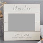 26226 - Simple and Sweet Personalized Baby Shiplap Frame
