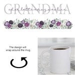 30646 - Floral Love For Grandma Personalized Coffee Mug
