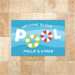 26468 - Pool Welcome Personalized Doormats