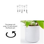 34884 - Garden Of Love Personalized Outdoor Flower Pot