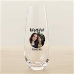 30891 - Photo Message for Mom Personalized Printed Bud Vase