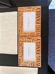 50309 - Classic Family Repeating Name Personalized Picture Frame