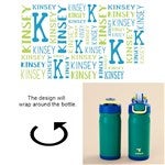 52690 - Name & Initial Personalized 14 oz. Reduce® Hydrate Pro Water Bottle